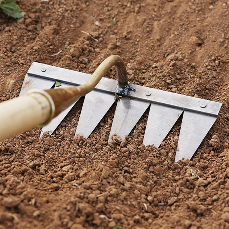 Weeding Rake Steel Farm Tool