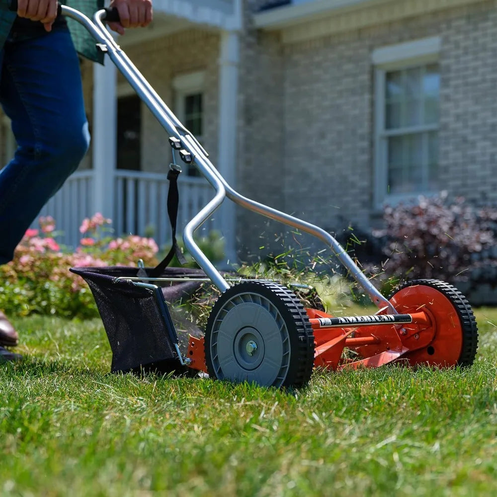 4-Blade Push Reel Lawn Mower